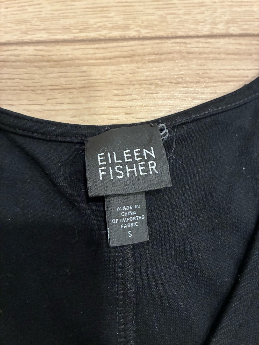 Eileen Fisher Women’s Wool Cashmere Blend Midi Dress V-Neck Size S - Picture 3 of 7